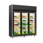 Refrigerador Vertical Auto Serviço 1200 Litros 3 Portas Gelopar Geas-3p | 220v
