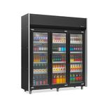 Refrigerador Vertical Auto Serviço 1200 Litros 3 Portas Gelopar Geas-3p | 220v