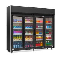 Refrigerador Vertical Auto Serviço 1580 Litros 4 Portas Gelopar Geas-4p Pr | 220v
