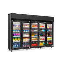 Refrigerador Vertical Auto Serviço 1960 Litros 5 Portas Gelopar Geas-5p Pr | 220v