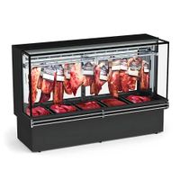 Expositor Açougue Vanguard 2 Metros Refrimate Eavvr2000g Gancheira Vidro Reto | 220v