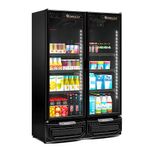 Conservador Expositor Vertical  Conveniência 957L Gelopar All Black | 220V