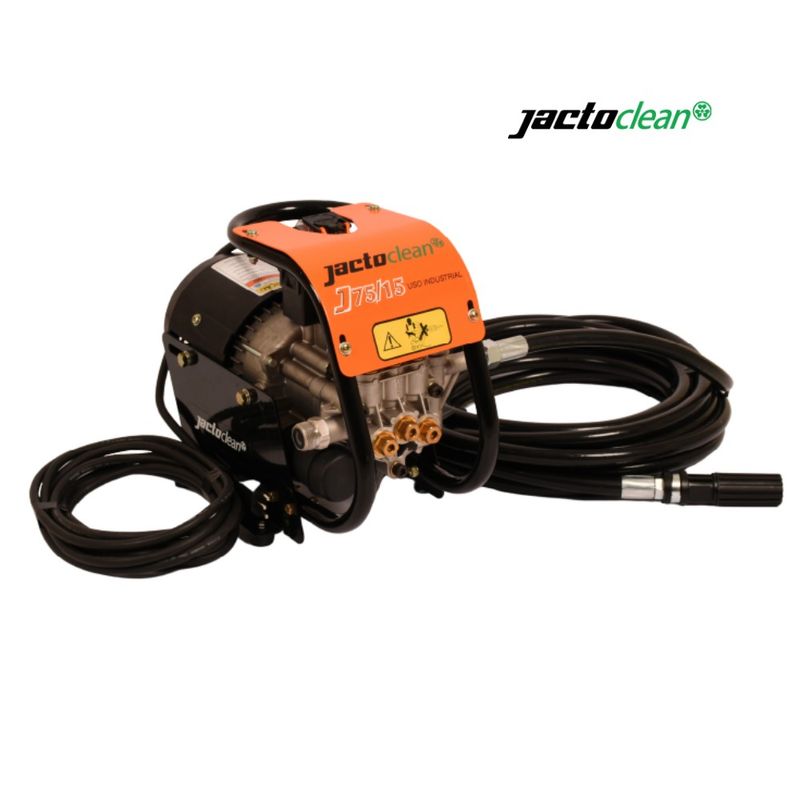 Lavadora Média Pressão Industrial Jacto Clean J75/15 com Carrinho | 220V