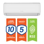 Ar-Condicionado Split High Wall Gree G-Classic Inverter 24.000 BTU Frio GWC24ATD | 220V