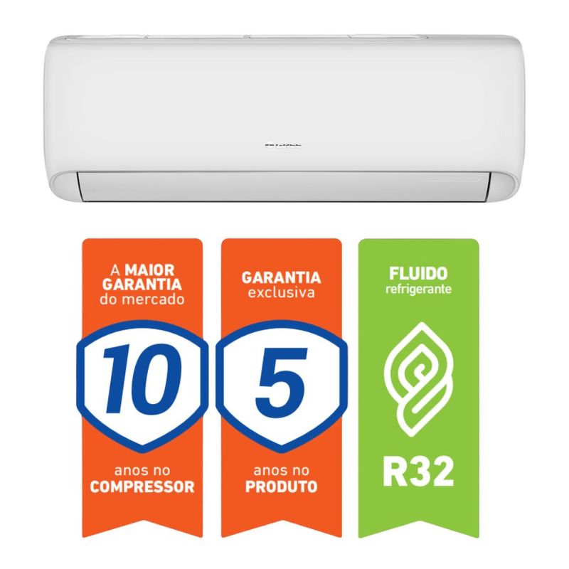 Ar-Condicionado Split High Wall Gree G-Classic Inverter 24.000 BTU Frio GWC24ATD | 220V