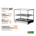Estufa de Salgados Dupla com 4 Bandejas Erato LC Titã | 220V