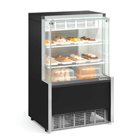 Vitrine Refrigerada para Confeitaria Gelopar 0,75m GPEA-075RPR Preto | 220V