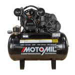 Compressor de Ar CMV-10/100 Motomil 2 Polos 100 Litros 140 Libras | Bivolt