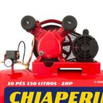 Compressor de Ar Chiaperini Média Pressão 150 Litros Red 2 HP | Bivolt