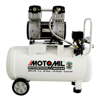 Motocompressor de Ar Odontológico 2HP 120lbs CMO8/50 Motomil | 220V