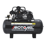 Compressor de Ar Motomil Profissional 3 HP 2-polos CMW-15/175 litros Trifásico | 220v