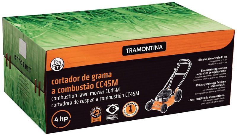 Cortador De Grama À Gasolina Tramontina CC45M Motor 4HP