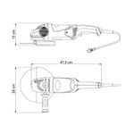 Esmerilhadeira Elétrica 2400W Profissional 7" Tramontina | 220V