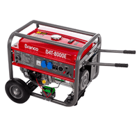 Gerador de Energia Branco á Gasolina B4T-8000 15 CV Monofásico 6,5 kVA