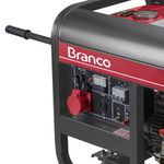 Gerador De Energia A Diesel Branco 8.0kVA 13cv 4T Com AVR Partida Elétrica - BD8000E3 | 380V