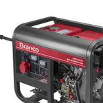 Gerador de Energia a Diesel Trifásico BD-6500E 4,5 KVA - Branco