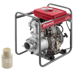 Motobomba Autoescorvante à Diesel BD-700 10cv Partida Elétrica - Branco