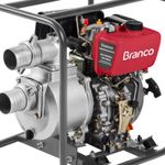 Motobomba Autoescorvante à Diesel BD-705 CF Partida Manual 7,0cv - Branco