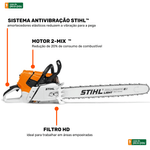 Motosserra STIHL à Gasolina MS 661 Sabre de 63cm
