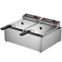 Fritadeira Elétrica 2 Cubas Óleo 10 Litros FRCE 10 Aço Inox | 220V
