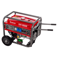 Gerador à Gasolina Branco 16.5HP 9Kva Monofásico AVR com Partida Elétrica - B4T 9000E |  110/220V