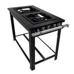 Fogão Industrial Venâncio à Gás 2 Bocas Baixa Pressão Maxi MM2D