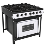 Fogão Bravo à Gás 4 Bocas com Forno BR4BF Branco - Venâncio