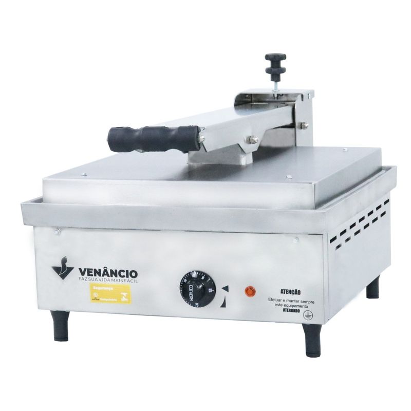 Prensa Sanduicheira Elétrica Venâncio Deguste de Alumínio PE45A | 220V