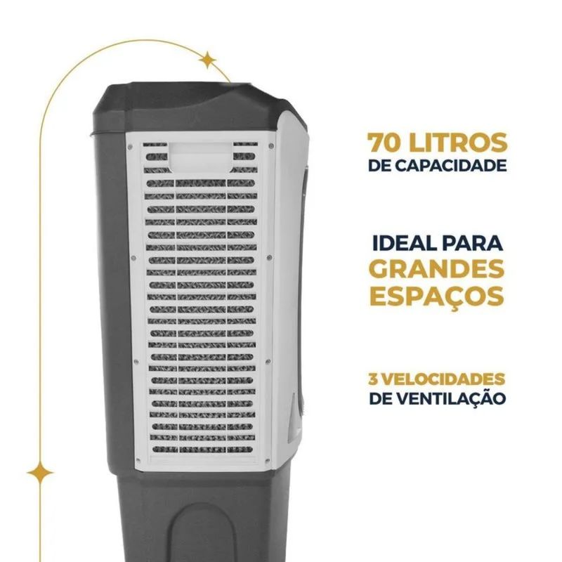 Climatizador Britânia 4 em 1 BCL70 70L 3 velocidades | 220V