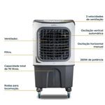 Climatizador Britânia 4 em 1 BCL70 70L 3 velocidades | 220V