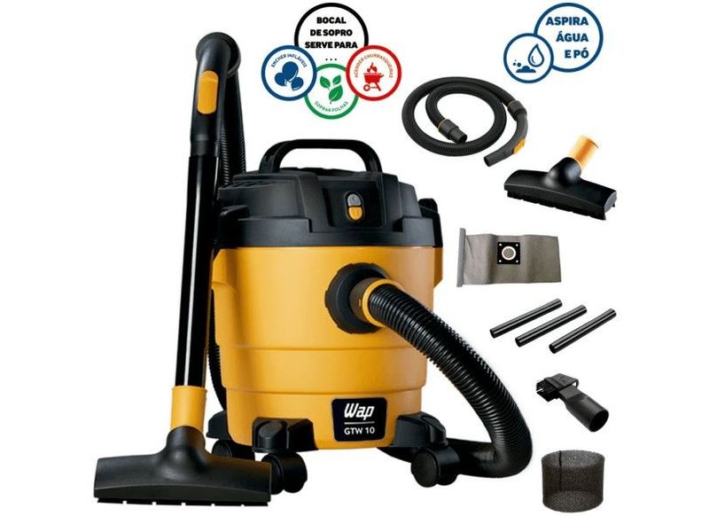 Aspirador de Pó e Água Wap GTW-10 1400W | 220V