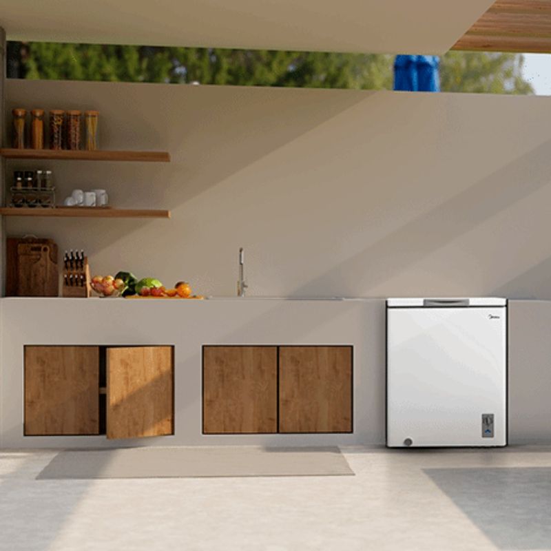 Freezer Horizontal Midea 145L Branco | 220V