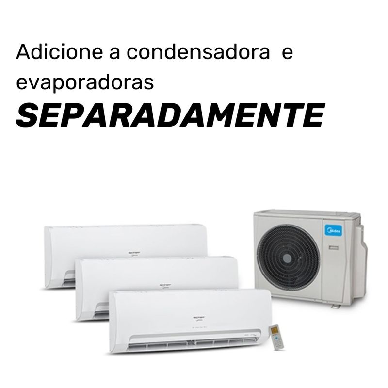 Unidade Evaporadora do Midea Multisplit Inverter 18.000 BTUs Quente/Frio | 220V