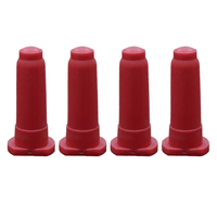 Bico Alimentador para Bezerros Baspan Vermelho c/ 4un