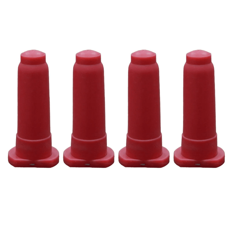 Bico Alimentador para Bezerros Baspan Vermelho c/ 4un