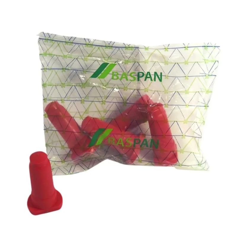 Bico Alimentador para Bezerros Baspan Vermelho c/ 4un