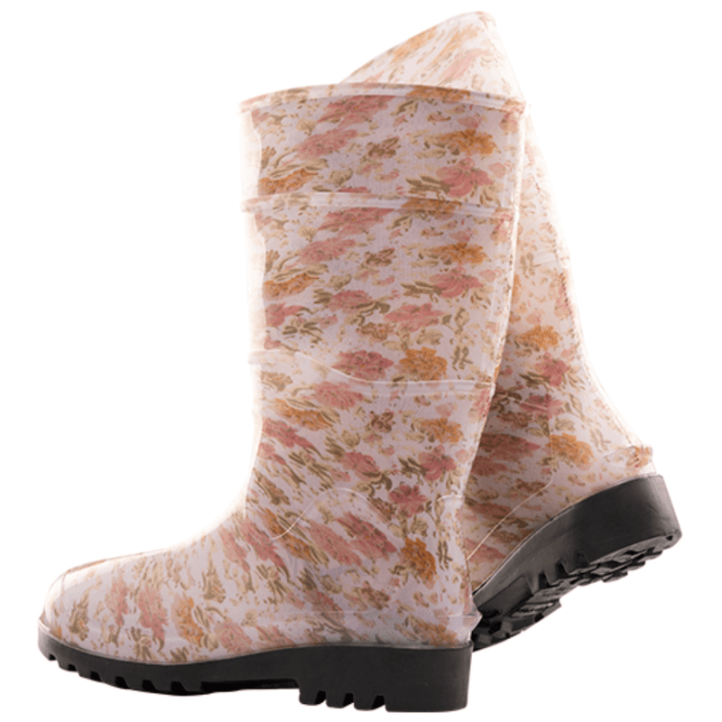 Bota Galocha Feminina de PVC Baspan