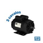 Motor Elétrico WEG de Chapa Aberta 3CV 2 Polos Monofásico IP21 | 110/220V