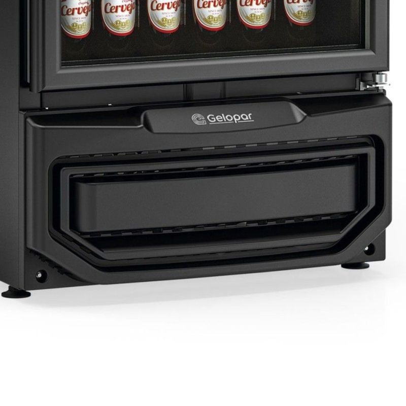 Cervejeira Vertical Gelopar GCB-57V LB PR com Porta de Vidro | 220V