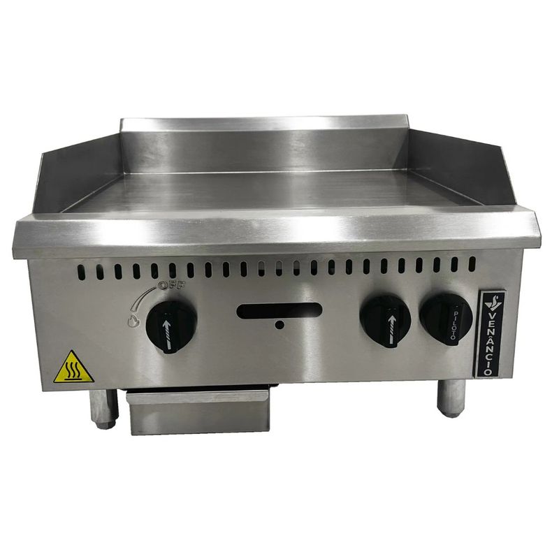 Chapa de Mesa à Gás Venâncio Prime com 60cm e Chapa de 19mm | PCM060G-ME
