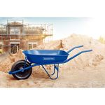 Carrinho de Mão Tramontina 50 Litros Caçamba Metálica Azul