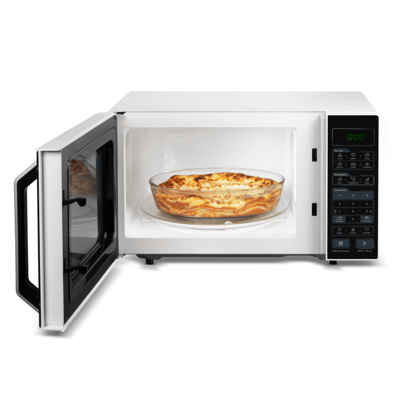 Micro-ondas 27L Midea SmartPlate Branco e Preto  | 220V