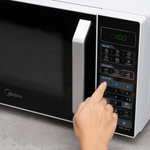 Micro-ondas 27L Midea SmartPlate Branco e Preto  | 220V
