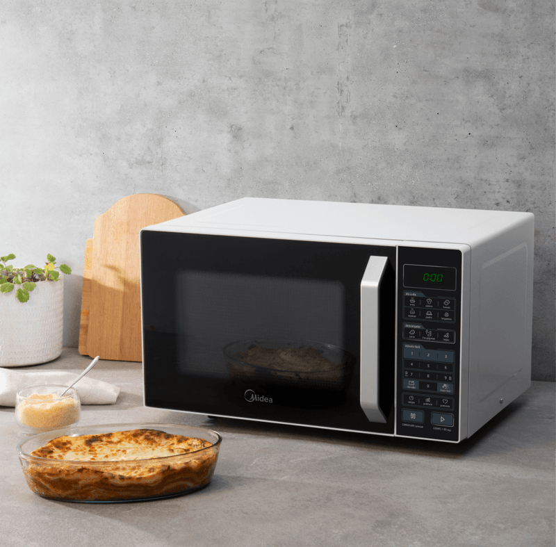 Micro-ondas 27L Midea SmartPlate Branco e Preto  | 220V