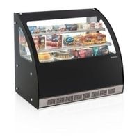 Vitrine Neutra de Bancada Gelopar MGNB110 Gourmet Elegance | 220V