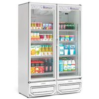 Refrigerador/ Expositor Vertical Conveniência Gelopar GCVR-950 BR Branco 957 Litros | 220V