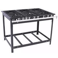 Fogão Industrial Extra 6 Bocas 30x30 com Forno – E6 Venâncio