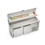 Balcão Condimentadora Gelopar 2,0m GBPZ-200T em Inox | 220V