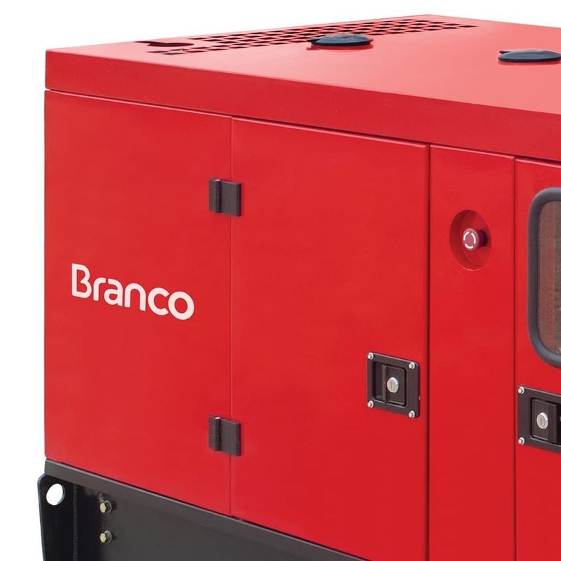 Gerador Cabinado Branco BD 19000 E3 S Silencioso 
20,6 kVA | 127/220V