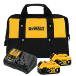 Kit 2 Baterias 5Ah 20V MAX* com Carregador + Bolsa | Bivolt